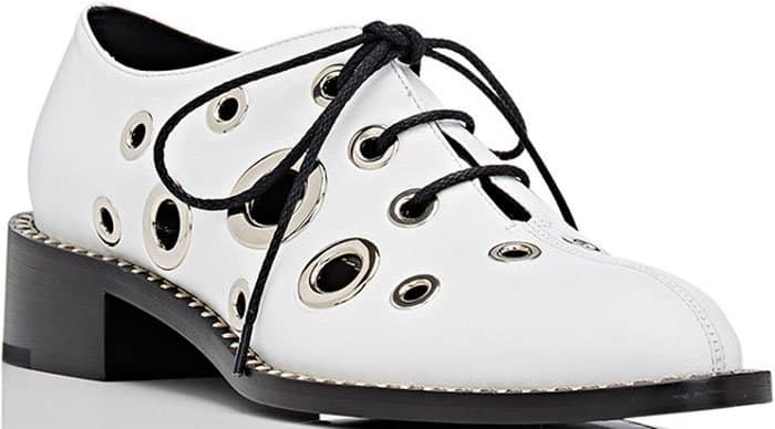 Proenza Schouler grommet-embellished oxfords