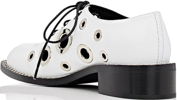 Proenza Schouler grommet-embellished oxfords