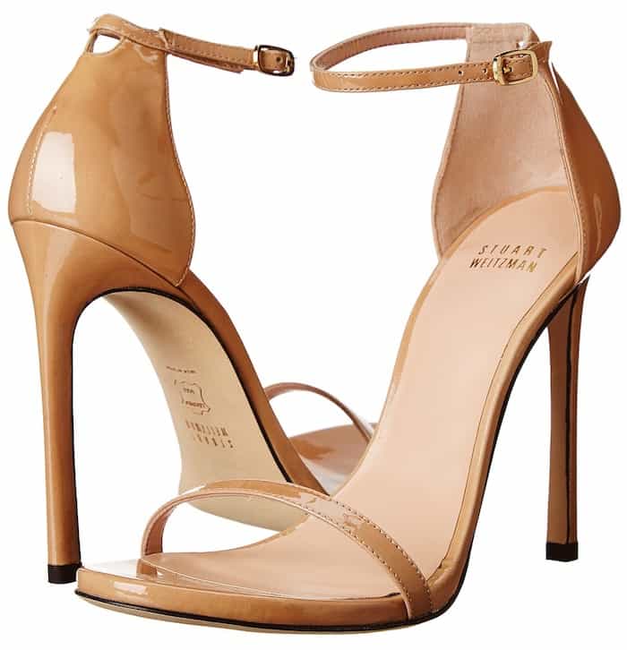 Stuart Weitzman Nudist Ankle-Strap Sandals