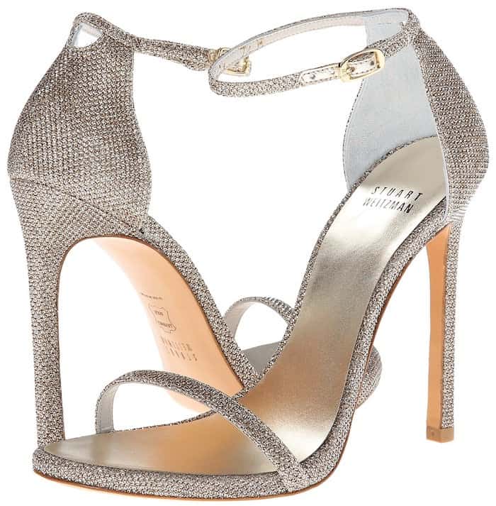 Stuart Weitzman Nudist Ankle-Strap Sandals