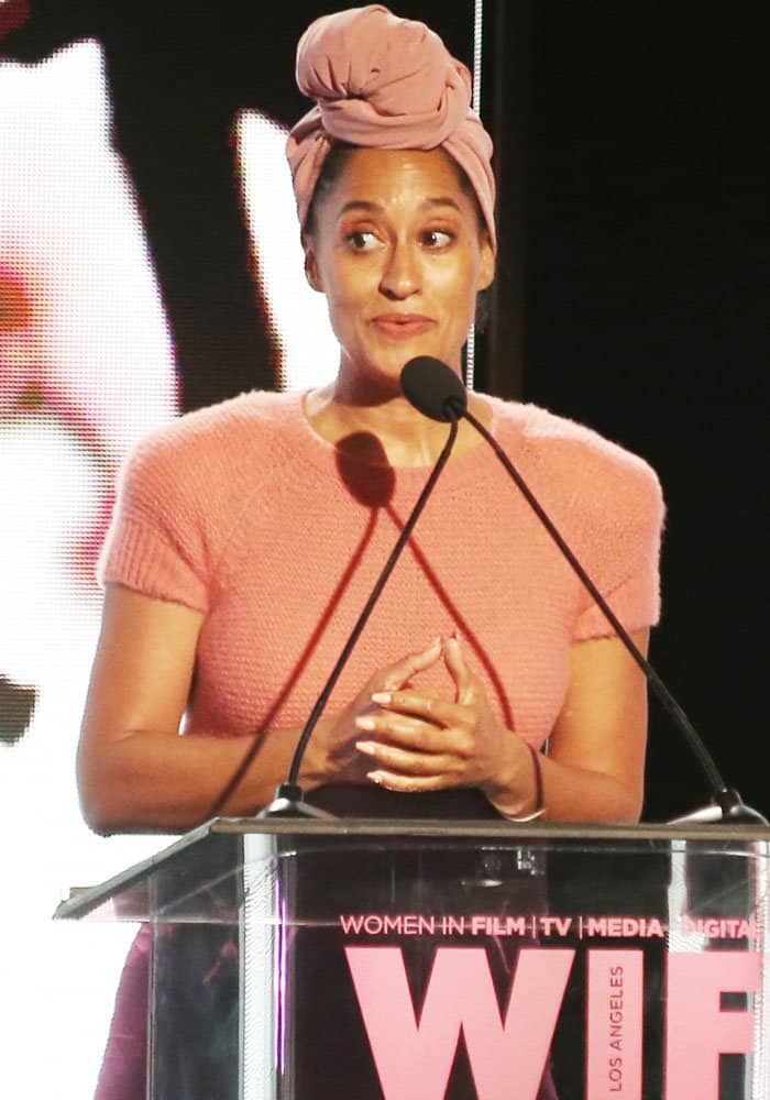 Tracee hosts the 2017 Women In Film Crystal + Lucy Awards