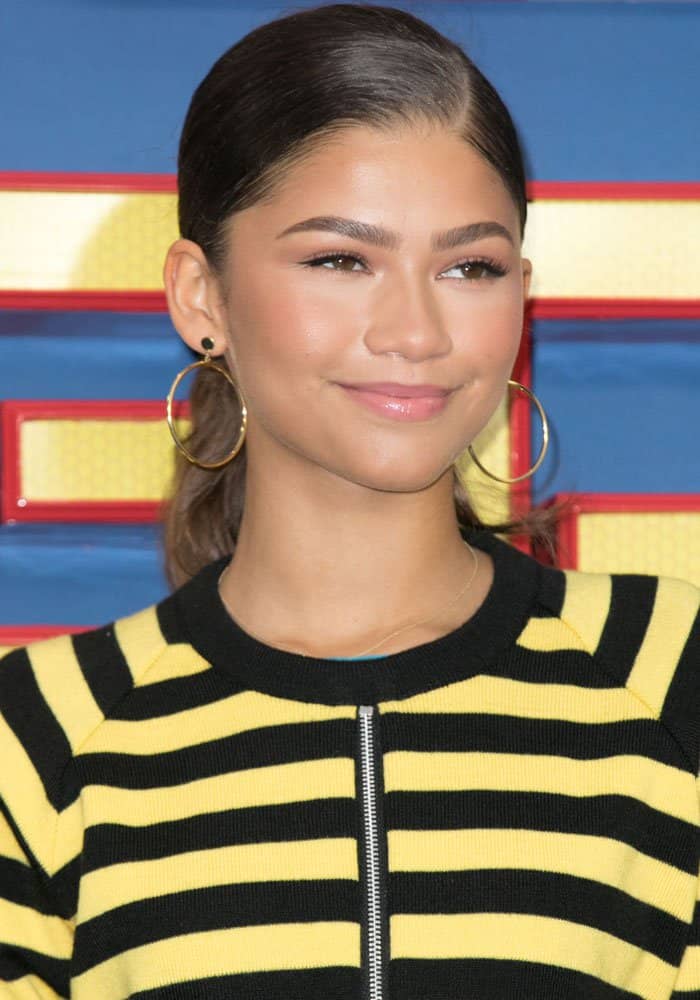 Zendaya at the "Spider-Man: Homecoming" London photocall on June 15, 2017