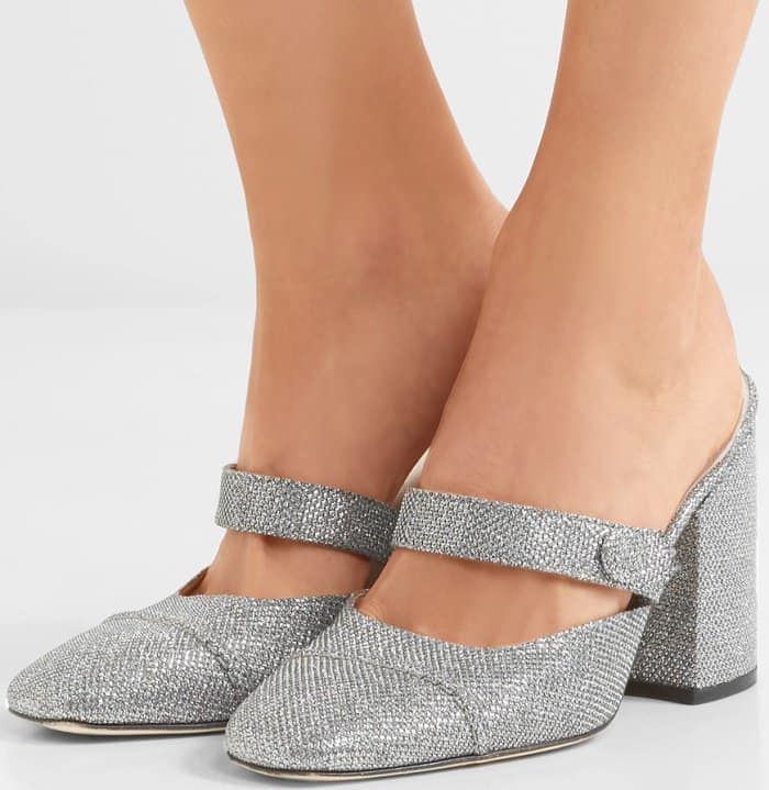 AlexaChung lurex mules