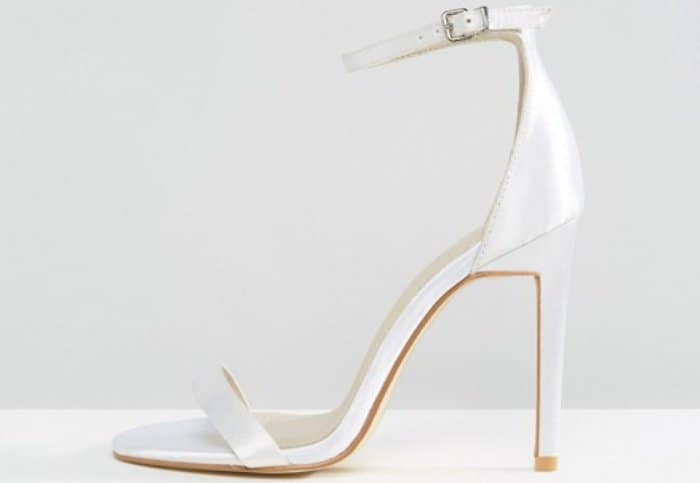 Boohoo Bridal Barely There Heeled Sandals