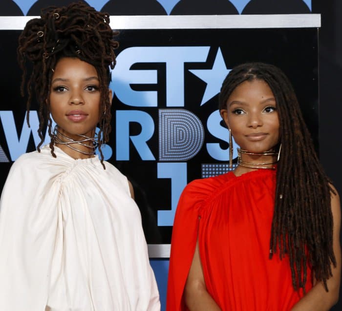 Chloe and Halle Bailey at the 16th Annual BET Awards held at the Microsoft Theater in Los Angeles, California, on June 25, 2017