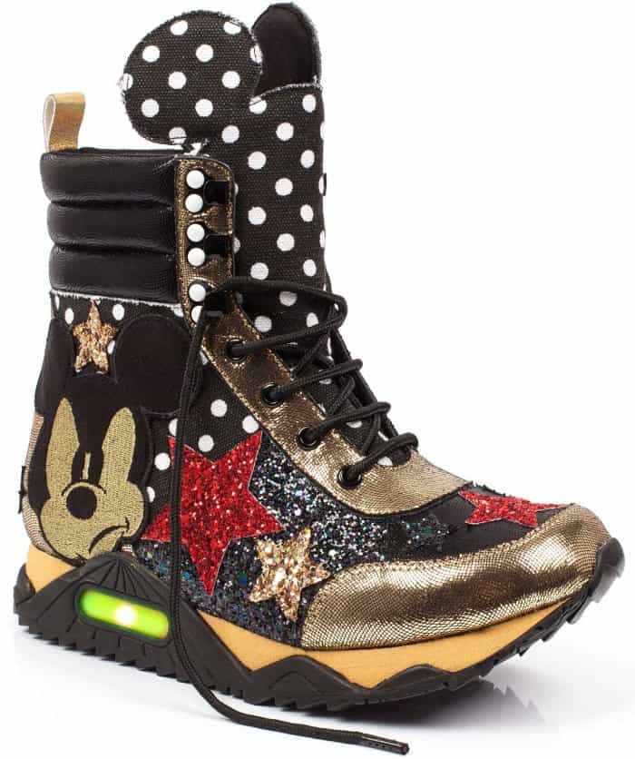 Irregular Choice “Gosh” high-top sneakers