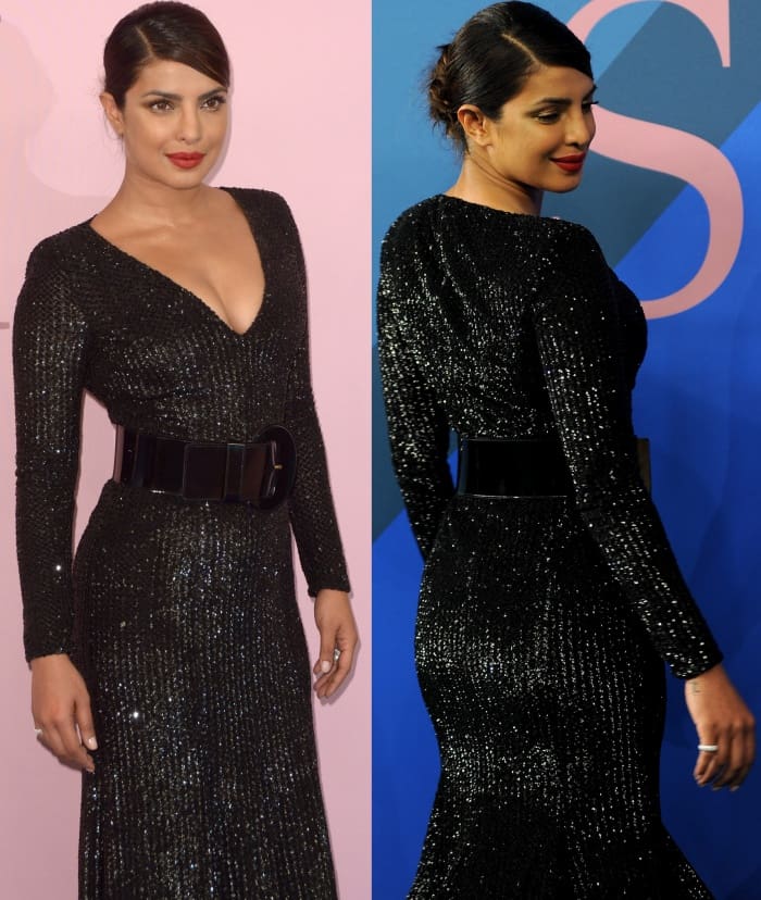 Priyanka Chopra's wide belt that highlighted her tiny waist