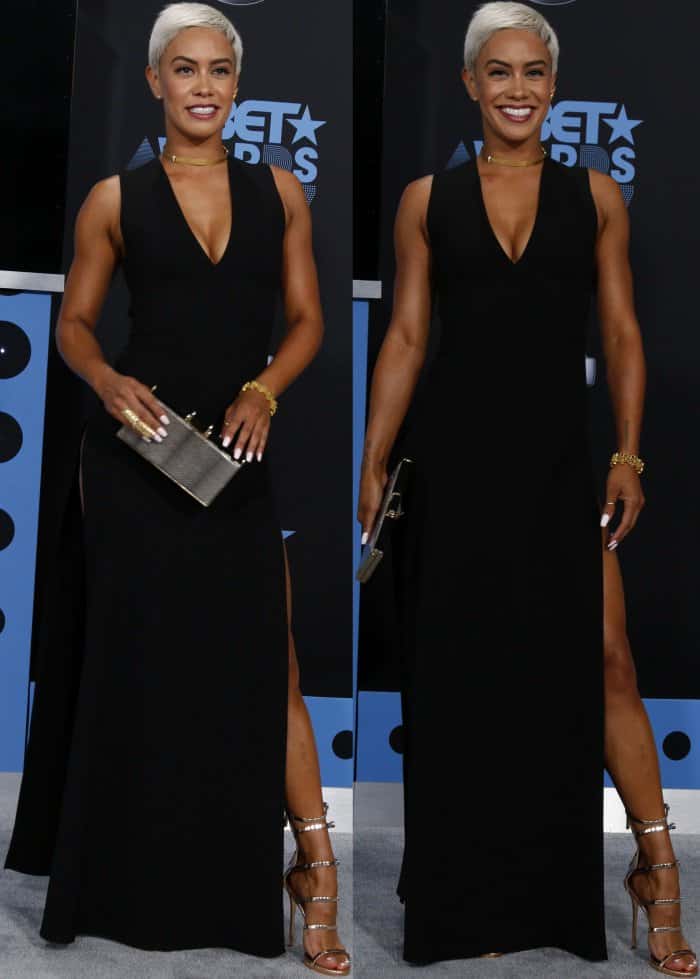 Sibley Scoles at the 16th Annual BET Awards held at the Microsoft Theater in Los Angeles, California, on June 25, 2017