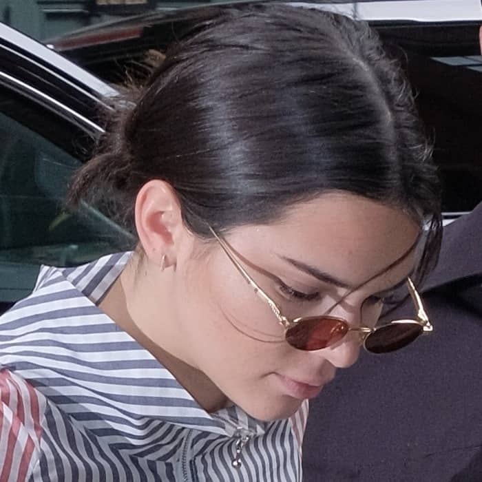 Kendall Jenner wearing sunglasses in New York City