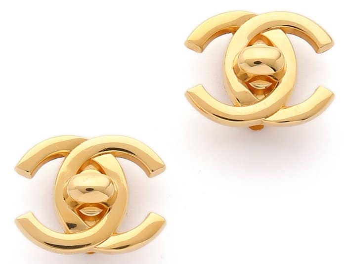 What Goes Around Comes Around Chanel Multi CC earrings