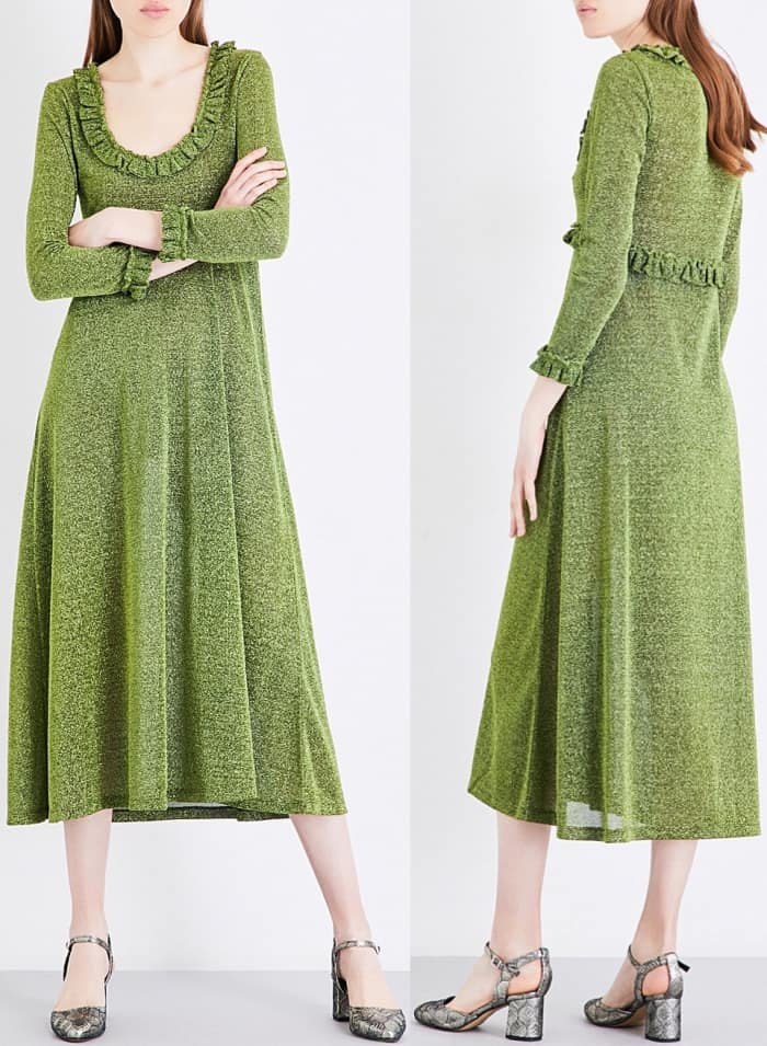 AlexaChung frill trim dress