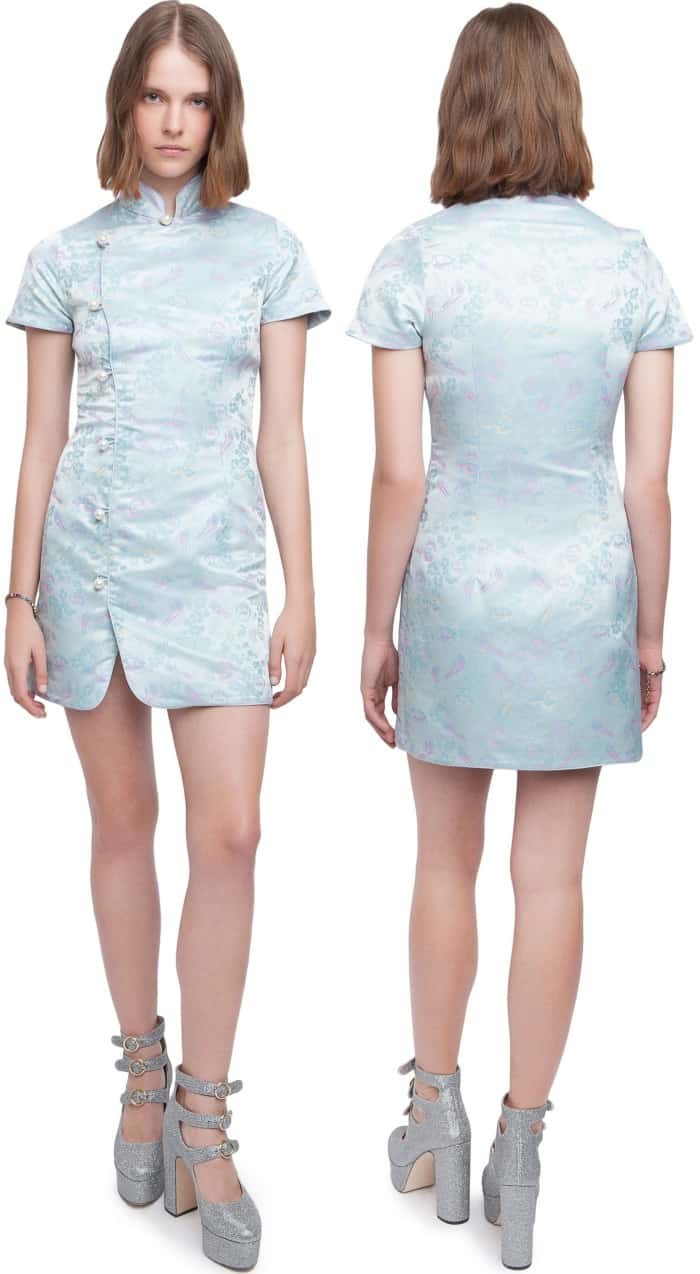 AlexaChung Mandarin collar dress