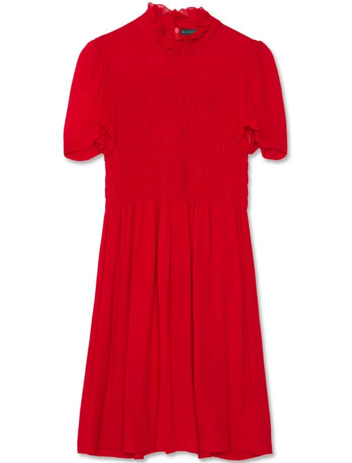 AlexaChung smocked dress