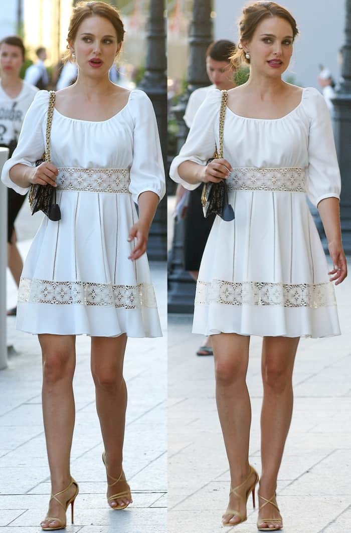 Natalie Portman attending the “Christian Dior, Couturier Du Reve” exhibition launch