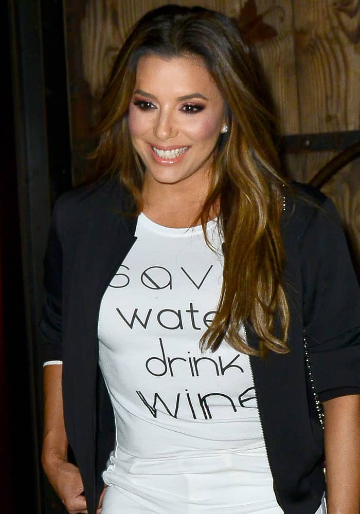 Eva Longoria leaves TAO restaurant in Los Angeles on August 22, 2017