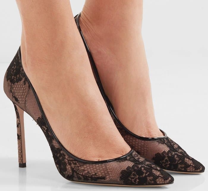 Jimmy Choo 'Romy' lace pumps