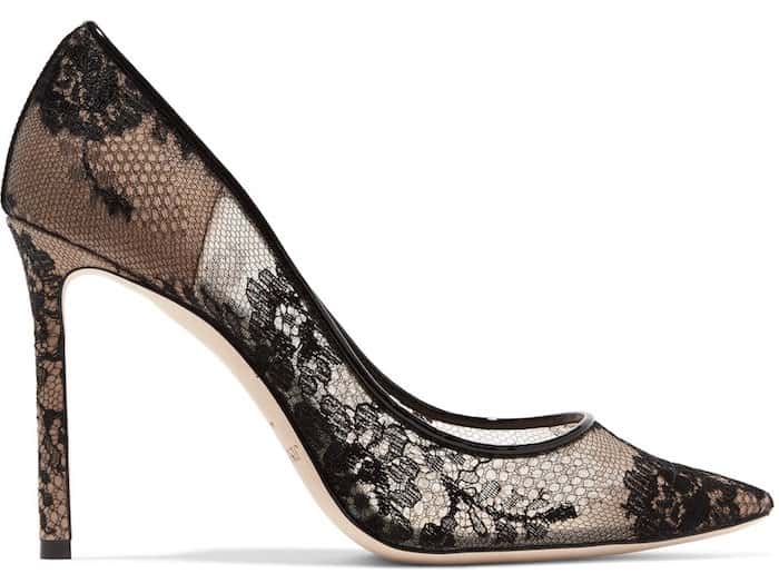 Jimmy Choo 'Romy' lace pumps