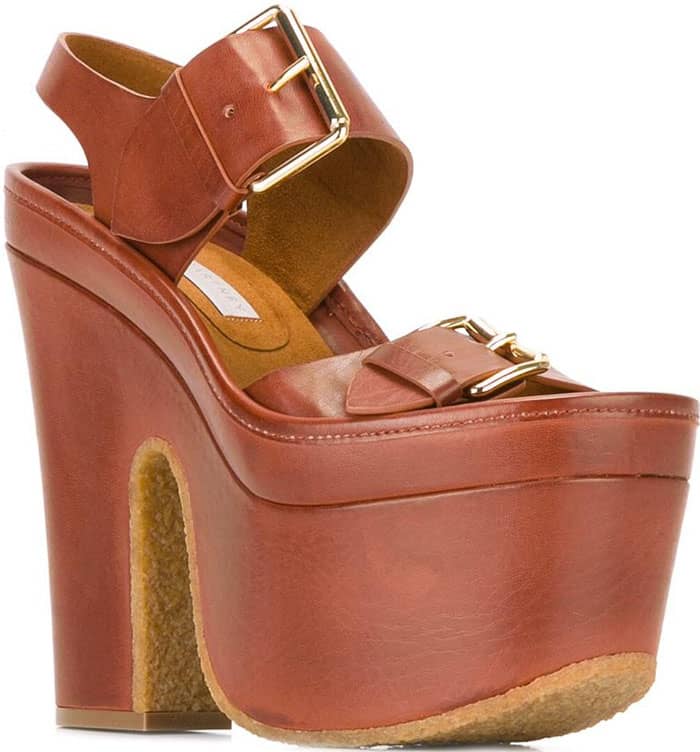 Stella McCartney Buckled Platform Sandals