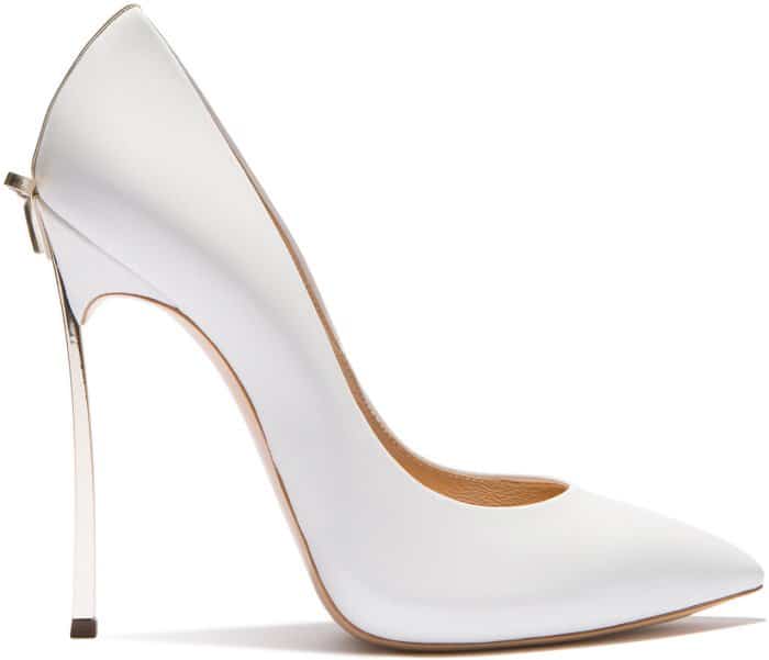 Casadei “Blade” pumps with bow detail