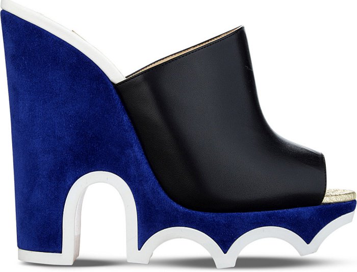 Stand Out in Architectural Mulacramp Mules by Christian Louboutin
