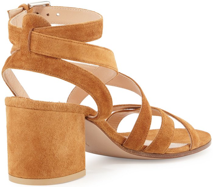 Gianvito Rossi criss-cross suede sandals