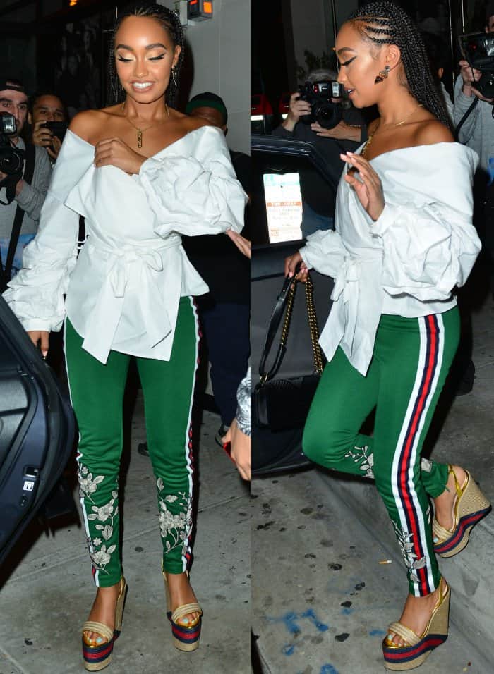 Leigh-Anne Pinnock leaving Catch LA restaurant in West Hollywood, California, on August 4, 2017