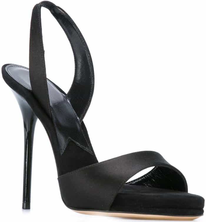 Paul Andrew “Liva” sandals in black leather