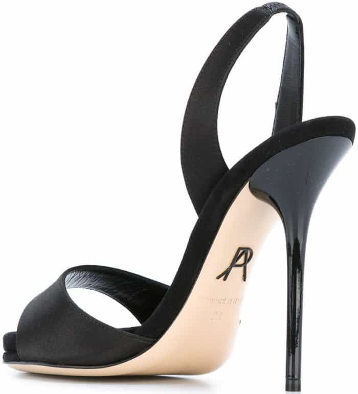 Paul Andrew “Liva” sandals in black leather