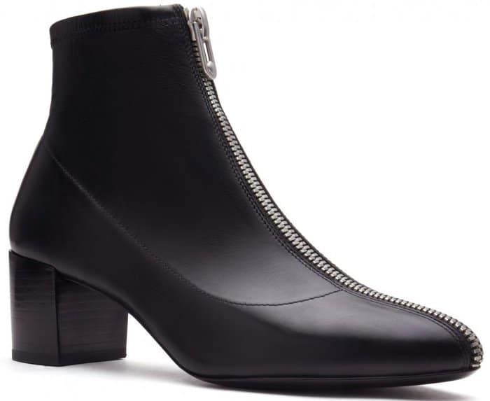 Stella Luna “Zipper 50” booties in black