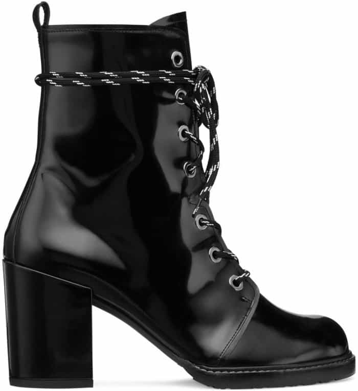 Stuart Weitzman “Climbing” lace-up ankle boots