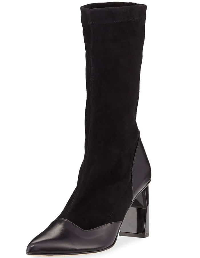 Tibi “Felice” calf-high booties