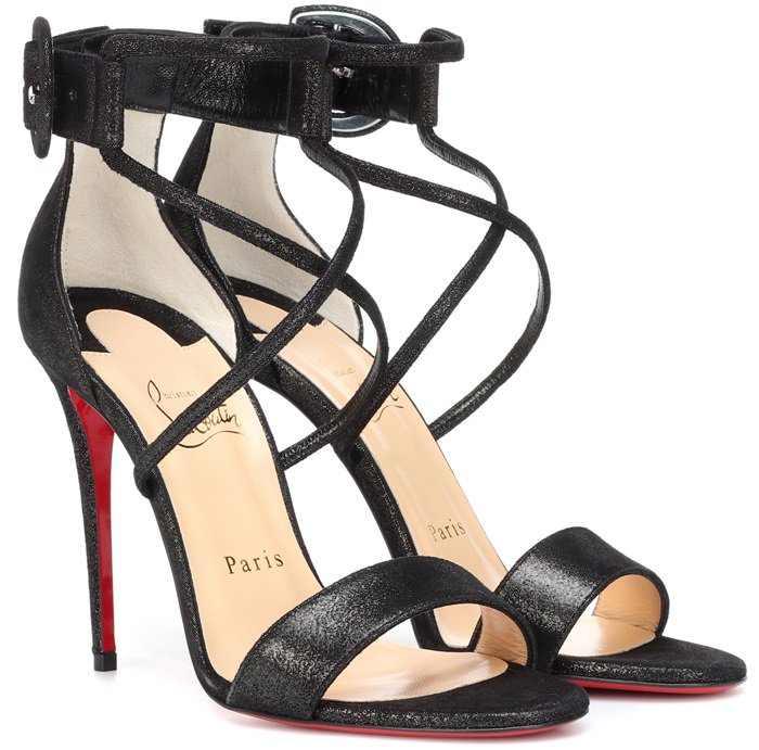 We love the curved caged silhouette that defines Christian Louboutin's Choca 100 sandals