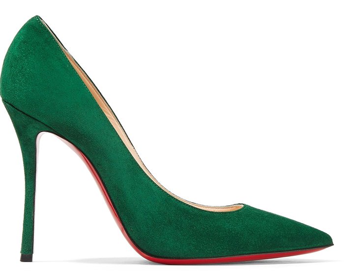 Christian Louboutin Decoltish 100m suede pumps