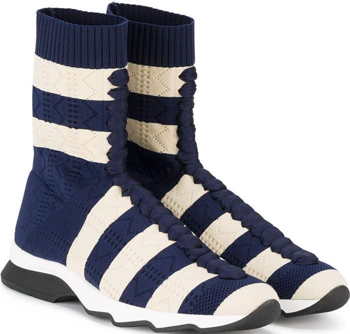 Fendi high-top sock sneakers