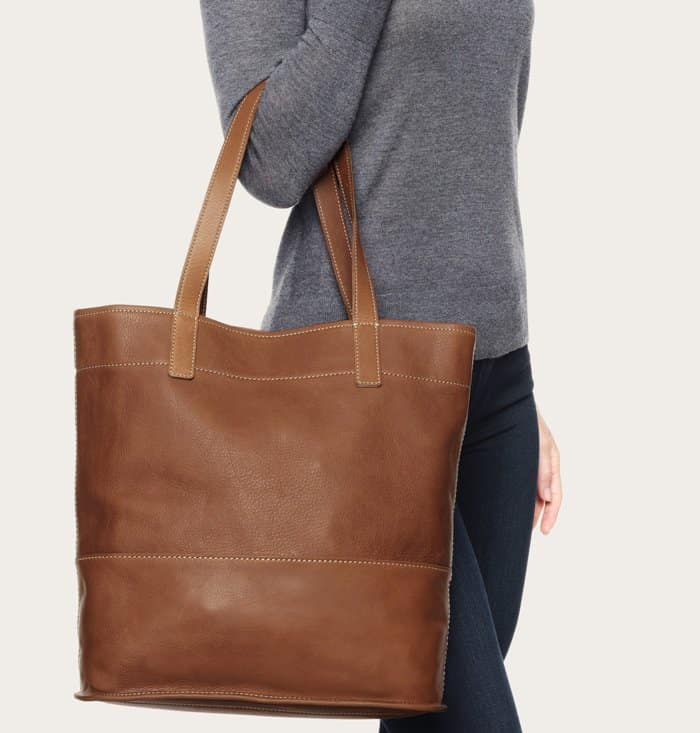 Harvest Tote in Cognac