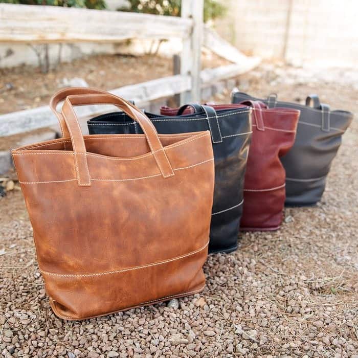 Frye handbags made from high-quality "leftover" leather