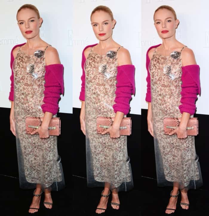 Kate Bosworth at the New York Fashion Week Kickoff Party hosted by E!, Elle and IMG in New York City on September 6, 2017