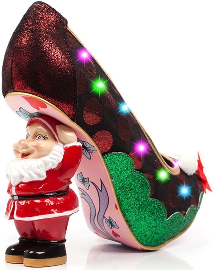 Mr And Mrs Clause Molded Santa Heels