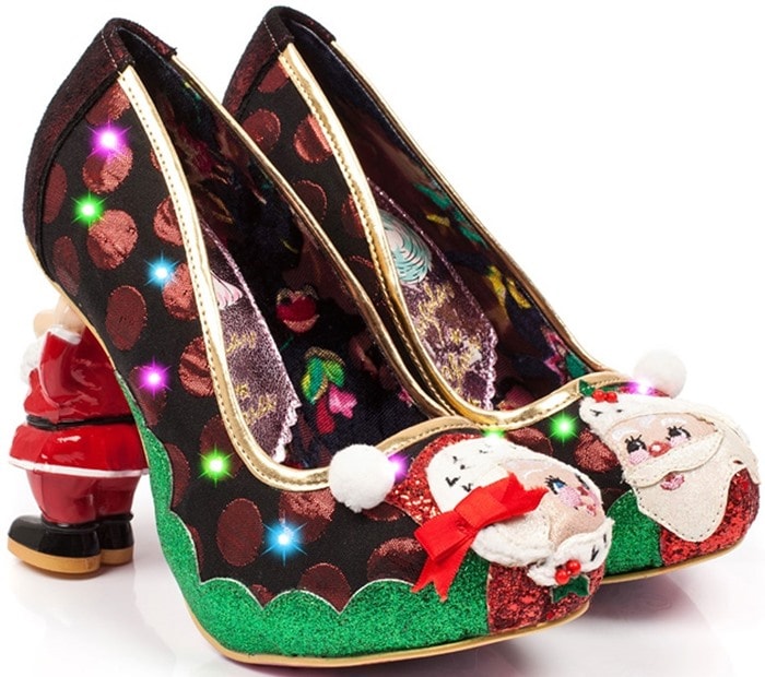 Mr And Mrs Clause Molded Santa Heels