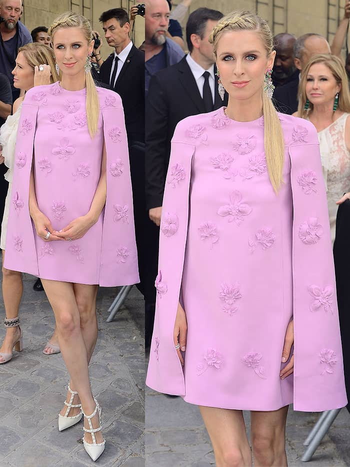 Nicky Hilton arrives at Valentino fashion show during the Paris Fashion Week - Haute Couture Fall/Winter 2017-2018