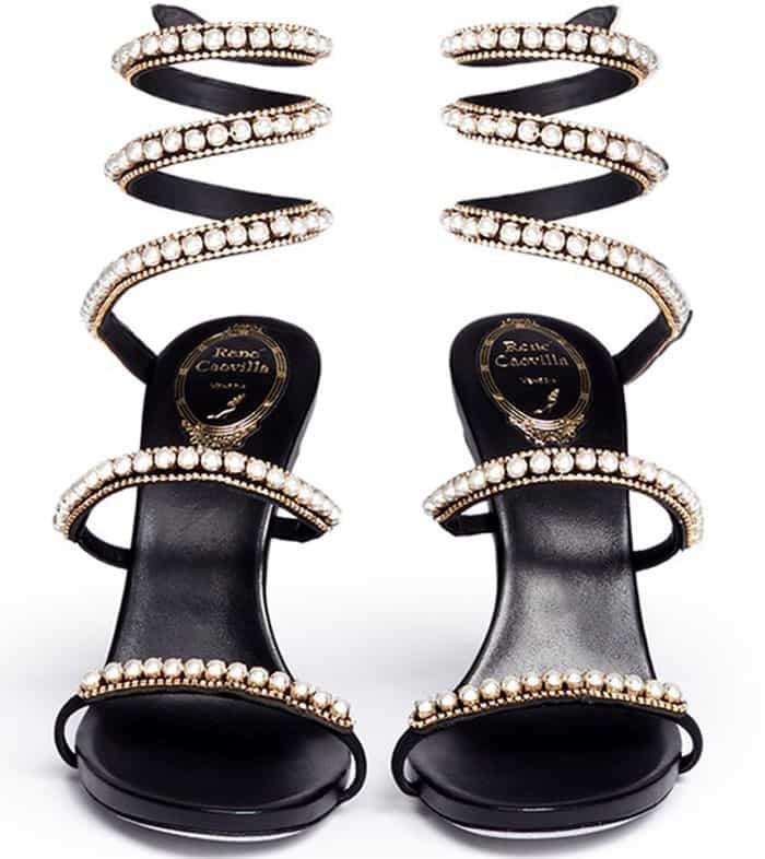 Rene Caovilla 'Snake' sandals