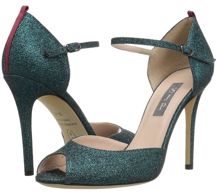 SJP by Sarah Jessica Parker "Ursula" Glitter d'Orsay Sandals