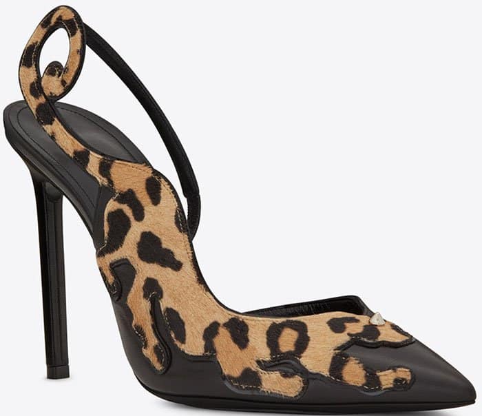 Saint Laurent "Anja Punk" Slingback Pumps