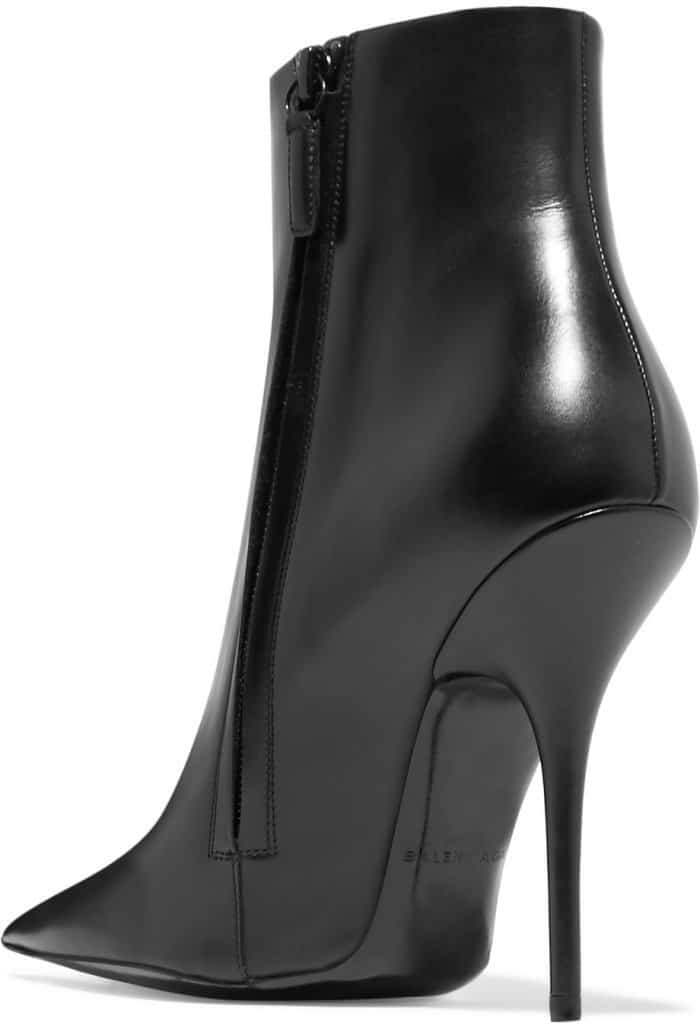 Balenciaga "Knife" Leather Ankle Boots