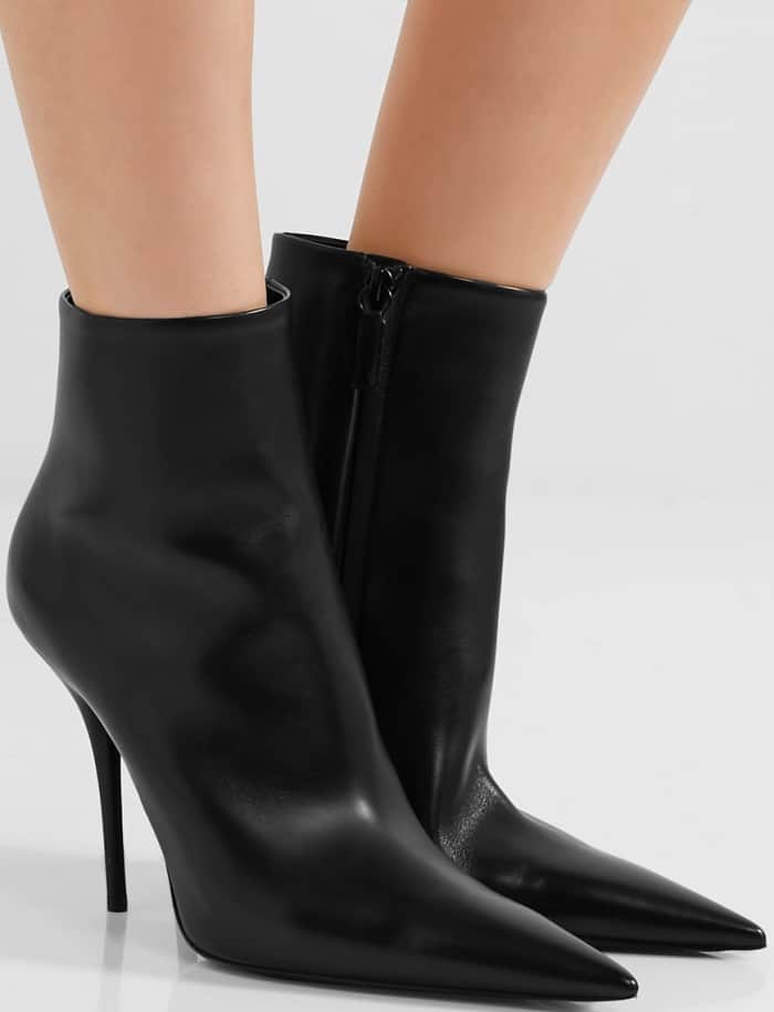 Balenciaga leather ankle boots