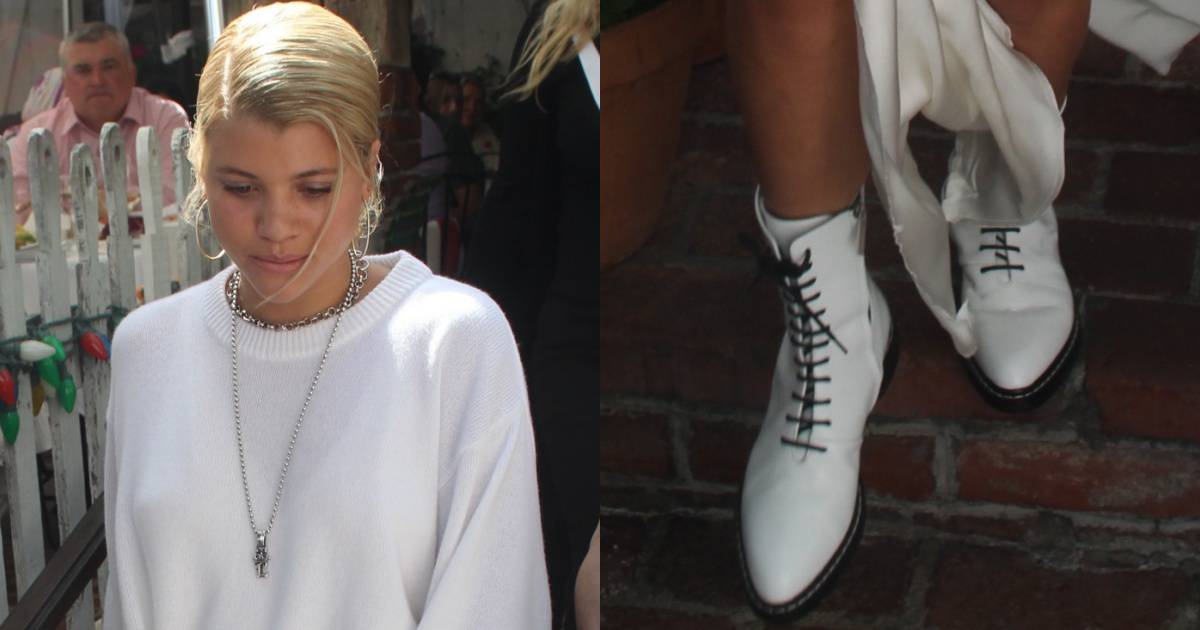 the row fara boot white