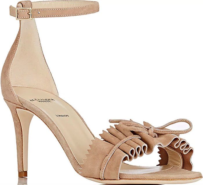 Alexander White "Eva" Suede Sandals