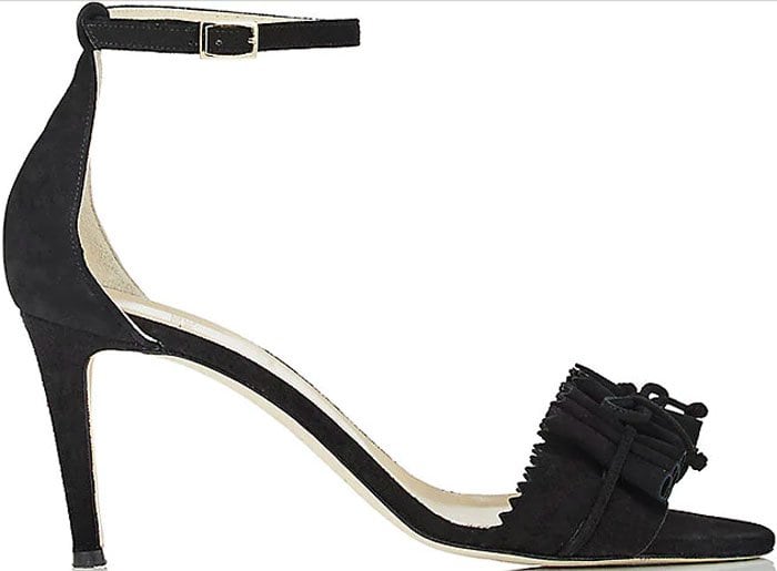 Alexander White "Eva" Suede Sandals