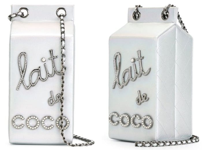 Chanel Vintage 'Lait De Coco' Shoulder Bag