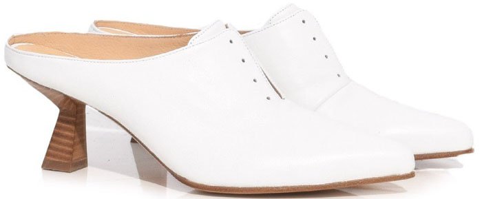 Gabriel Hearst Antoinette mules in optical white